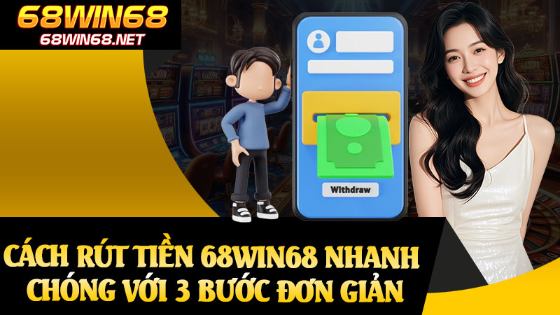 Cách Rút Tiền 68win68 Nhanh Chóng Với 3 Bước Đơn Giản