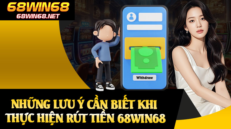 Những Lưu Ý Cần Biết Khi Thực Hiện Rút Tiền 68win68